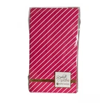 Sophistiplate Magenta Striped Gold Everyday 20 Triple-ply Paper Hostess Napkins New. Price: $8.99.