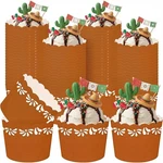 Ferrochef 150 Pcs Terracotta Cielito Lindo Party Decoration Ice Cream Cups Pl... New. Price: $19.91.