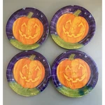 Vtg 90S Y2K Designware Paper Plates Lot 48 New 7" Dessert Pumpkin Jack Halloween. Price: $19.99.