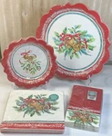 The Pioneer Woman Christmas Bells & Holly Party Paper Plates Napkins Holiday New. Price: $26.25.