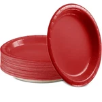 Amcrate Disposable Paper Red, 7 Inch Dessert Plates, Strong And ... New. Price: $21.19.