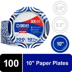 Dixie Ultra Inch Disposable Dinner Plates 100CT New. Price: $26.12.