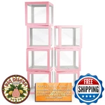 Ledido Transparent Balloon Boxes With 78 Letters Numbers Pink Baby New. Price: $58.83.