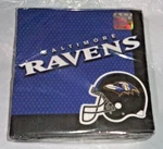 Nfl Baltimore Ravens Sports 6.5" By Banquet Party Paper Luncheon Napkins New. Price: $14.99.