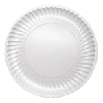 Highmark Paper Plates, 8-3/4", White, Pack Of 120 New. Price: $20.59.