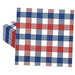 80PCS Patriotic Paper Napkins Red Blue White Buffalo Plaid Disposable New. Price: $26.69.
