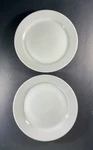 Williams-sonoma Essential White Dessert/bread & Butter Plates Set Of 2 Used. Price: $17.95.
