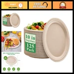 Vplus 100% Compostable Oval Paper Plates Inch 125 Pack Super Strong New. Price: $41.99.