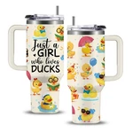 Wwhsai Duck Gifts For Women, Just Girl Who Loves 40 Ounces, Rubber New. Price: $41.11.