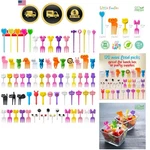 Animal Food Picks For Kids - 120 Pcs Set Bento Deco Lunch... New. Price: $17.59.