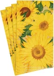 Caspari Sunflowers Paper Guest Towel Napkins - 15 Package New. Price: $29.99.