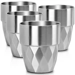 Beasea Stainless Steel Cup, 10 Oz Set Of 4 Count (pack 1), Big Rhombus New. Price: $29.44.
