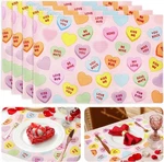 Whaline Valentine's Day Placemats Set Of 4 Love 18 X 12 Inch, Multicolor New. Price: $14.76.