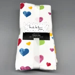 Nicole Miller Rainbow Colorful Hearts Napkin Set Of 6 Pink Blue Valentine's Day New. Price: $29.99.