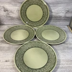 Vintage Mcm Ironstone Oasis Green Set Of 4 Dinner Plates Taylor Smith 10.5" Used. Price: $19.99.