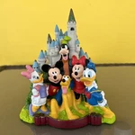 Walt Disneyland Plastic Coin Piggy Bank Castle Characters Collectible Used. Price: $14.48.