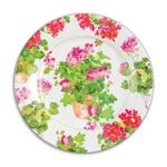 Caspari Round Paper Salad Plates, Trailing Geranium - Set Of Packs (17320SP) New. Price: $19.00.