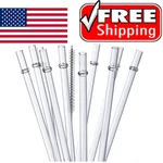 Clear Reusable Hard Plastic Straws For Yeti/rtic Tumblers, Tall Cups.. New. Price: $9.50.