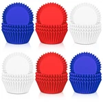300PCS Baseball Cupcake Liners Paper Baking Cups Blue Red White Patriotic Standa New. Price: $17.99.