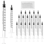 20 Pack 1ML For Liquid, 1CC Plastic Small Syringes Scientific Labs, New. Price: $11.13.