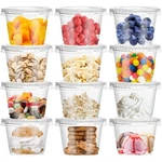 Qinsihwn 50 Pack 8 Oz Disposable Plastic Cups With Lids,clear Ounces, New. Price: $17.52.