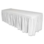 Genuine Joe GJO11915 Table Skirt Adhesive Backing White New. Price: $50.22.