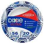 Dixie Ultra, Large Paper Bowls, 20 Oz, 56 Count, Indigo/white New. Price: $10.62.