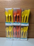 144 Plastic Cutlery Orange Celebrate It 6 Pcks Of 24 Pcs/pack Spoon Knife Fork New. Price: $12.99.