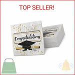 Iconikal 48-COUNT Graduation Party Napkins Disposable Paper Dinner Size, Congrat New. Price: $10.10.