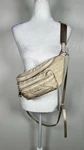 Nicole Miller Women Medium Crossbody Fanny Pack Travel Bag Quilted Gold Hinges New. Price: $32.95.