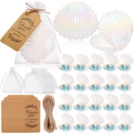 72 Pcs White Seashells Mermaid Birthday Party Decoration Favors 24 Plastic Se... New. Price: $39.53.