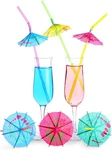 Sieral 300 Pcs Umbrella Parasol Drinking Straws Luau Party Decorations Bendable New. Price: $29.30.