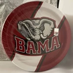 Alabama Crimson Tide Premium Heavy Paper Plates 85 Ct Football Party 10 1/6" Sec New. Price: $34.99.