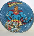 Dc Comics Superman Vintage Amscan LOT/5 Paper Party Plates Loose No Pkg 7" 1977 Unspecified. Price: $7.49.