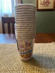 1990S Another Birthday & Lovin' It! Paper Cups Oz (set Of 16) New. Price: $10.34.