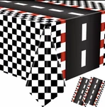 2 Pcs Racing Car Plastic Tablecloths Theme Disposable Party Blac New. Price: $11.83.