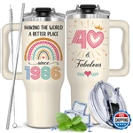 Glakeun 40TH Birthday Gifts For Women - Decorations Her, Woman New. Price: $35.33.
