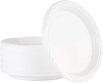 Plasticpro 100 Count Disposable Inch White Plates, New. Price: $36.69.