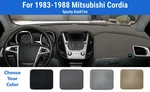 Dashboard Mat Cover For 1983-1988 Mitsubishi Cordia (dashtex) New. Price: $78.95.