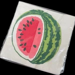 Vintage Haut Papier Watermelon Fruit Beverage Napkins 16 Count Cute Retro New. Price: $8.74.