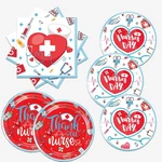48PCS Nurse Graduation Party Supplies 24 Dessert Plates Napkins New. Price: $11.76.