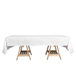 White 50X108-INCH Disposable Airlaid Paper Rectangle Tablecloth Party Supplies New. Price: $13.48.