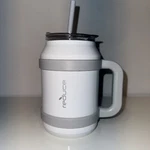 Reduce COLD-50OZ Mug W/straw & Easy-carry Handle, Opaque Gloss White Used. Price: $27.36.