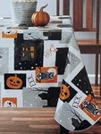 Celebrate Halloween Haunted Boo Eek Collage Vinyl Tablecloth, 60X102 New. Price: $9.88.