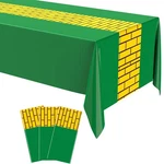 3 Pcs Yellow Brick Runner Tablecloth 54 X 108 Inch Wall Backdrop Green ... New. Price: $19.19.