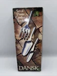 Nib Dansk Hefty Aluminum Set Of 3 Garden Hand Tools Fork Seedling Regular Trowel Open. Price: $29.98.