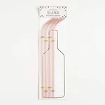 Slant Collections Tall Wine Bottle Straws Bpa-free Acrylic Washable Reusable New. Price: $35.99.