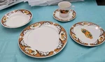 Pumpkin Harvest Dinnerware By American Atelier #5733 Replacement Assortment. Ec. Used. Price: $12.00.