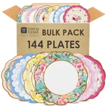 Talking Tables 144 X Bulk Pack Floral Disposable Paper Plates Pretty Fancy New. Price: $51.89.