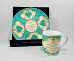 2011 Royal Worcester Prince William & Kate Commemorative Wedding Plate Mug Set New. Price: $50.00.